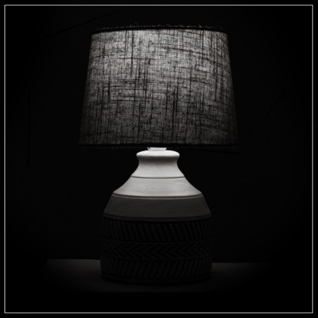 Decorative table lamp Arte Lamp Tiaki A4636LT-1GY, E14, 40 W, 18x18x27 cm, gray-2