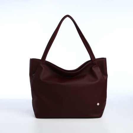 Women's bag with lightning, burgundy color