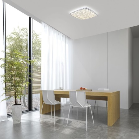 Ceiling Lamp Mantra Urban, LED, 5200LM, 2700-5000K, 510x510x91 mm, white color