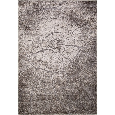 Rectangular carpet Merinos Ibiza, size 200x400 cm, color Beige-Gray