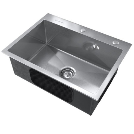 The kitchen washing Ulgran Steel, 600x450 mm, brushed steel-1