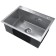 The kitchen washing Ulgran Steel, 600x450 mm, brushed steel