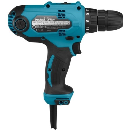 Drill Makita DF0300, 320 W, BZP 10 mm, 1500 rpm-2