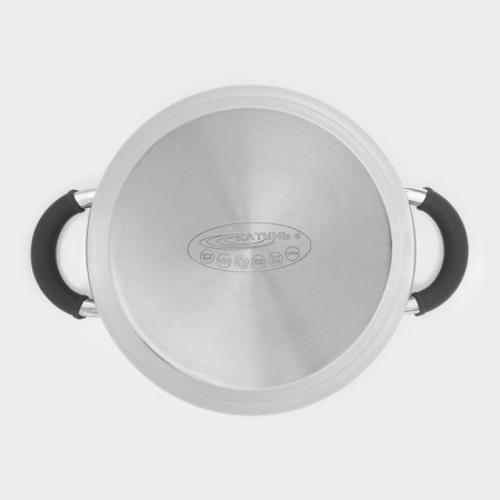 Irida pan, 3.9 l, d = 20 cm, capsule, glass cover, induction-3