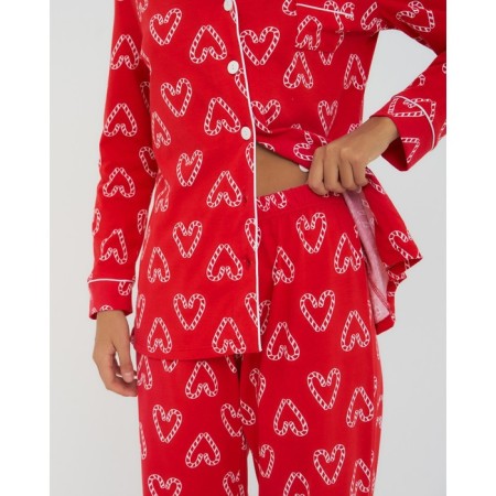 Пижама женская (рубашка и брюки) KAFTAN "Love" р.48-50-5