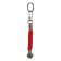 A keychain - a launcher for a knife "Runa Tayvaz" from a paracord, red, 13 cm
