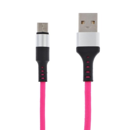 Cable Luazon, Type -C - USB, 2 A, 0.9 m, nylon braid, multi -colored-2