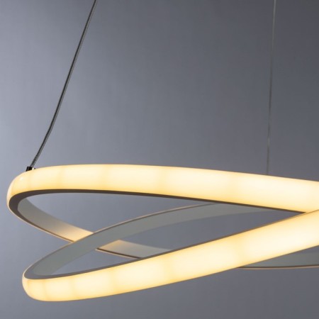 Swing chandelier, 162W LED, 3000-6000K, 9100LM, white color-2