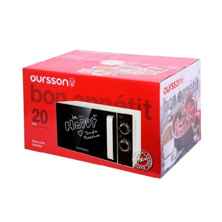 Microwave Oursson MM2005/WH, 700 watts, 20 l, white-5