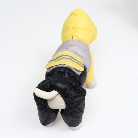 The overalls "anorax" reflective, size 18 (DS 40, OG 50, Osh 38 cm), black and yellow-4