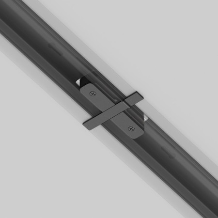 Direct connector for the built-in track system Technical tra002c-11b, 8x6x2 cm, black color-6
