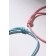 Delphins "Demetrines" Bracelets, pink-blue color
