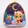 New Year's children's backpack "A cat with gifts", for the New Year