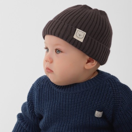 Hat crumb I, p. 44-46 cm, 1 year, gray-4