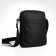Men's bag over the shoulder, textura, textiles, black color