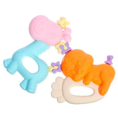 A set of teething for teeth "Funny animals", 2 pcs.-9