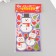 Plastic foil sticker "Snowman" Violet 24.5x13.2 cm