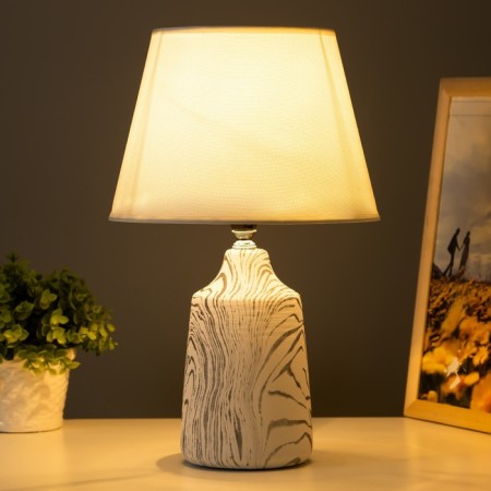 Raise table lamp E14 40W white-black 23x23x36.5 cm Risalux-1