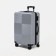 Middle suitcase 24 "Code lock, silver color