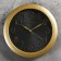 Wall watches, series: classic, discrete move, d-29 cm, golden rim