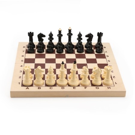 Chess Grandmaster, tournament 43 x 43 cm "Aivengo", King H-10.4 cm, pawns-5.1 cm-1
