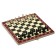 Chess table, 29 x 29 cm, woodboard, plastic figures