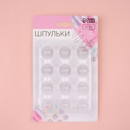 A set of rumps, d = 20 mm, 12 pcs, the color is transparent-5
