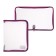 Plastic folder A5, 230 x 180 x 25 mm, lightning around, calligrata "office", PM-A5-01, 0.5 mm, transparent, Pastel, lilac