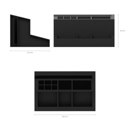 Set of desktop Erichkrause "Leader", 13 items, black-3