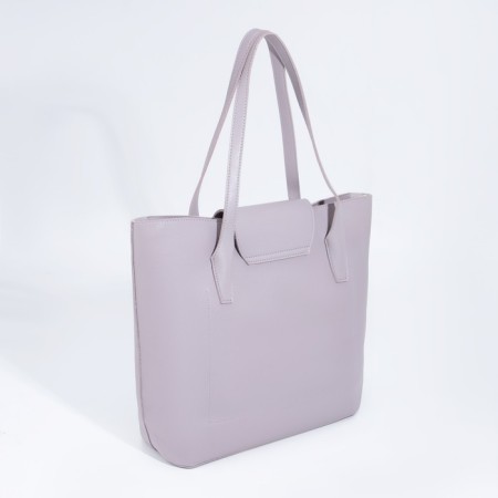 Bag Female Tout with zipper, lilac color-1