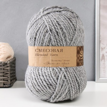 Yarn "mixture" 30% wool, 70% acrylic 200m/200g (08-SV)