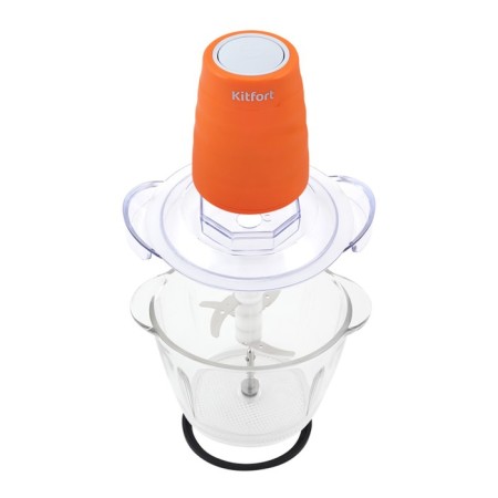 KitFort grinder KT-3017-4, plastic, 400 watts, 1 l, 1 speed, orange-4