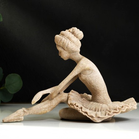 Polystone statuette "Ballerina" white 31 x 17.5 x 21.5 cm-8
