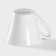 Mug ceramic shade Coffee Break, 180 ml, white color