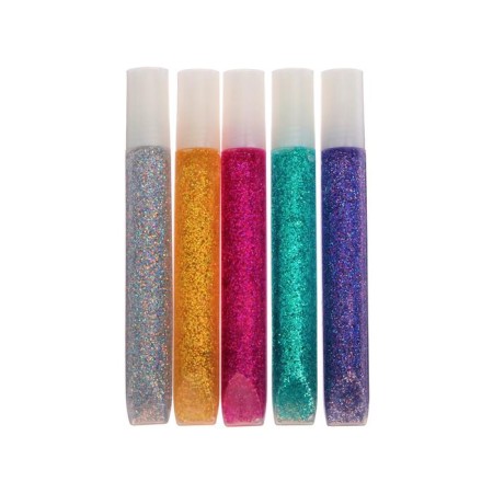 Gel with sparkles "Ray", 5 colors x 10 ml, "Shine"-1
