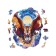 Wooden puzzle "Wise owl", size L - 29.5 × 37.8 cm, 173 details