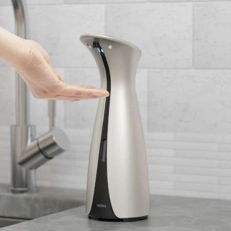Dispenser for soap touch Umbra Otto, 255 ml, Nickel color-1