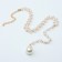Pearl pearl "drop" color gold, 40cm