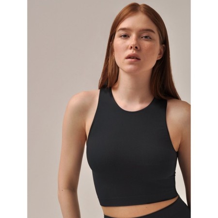 Top female Halter Neck, S/M size, Nero color