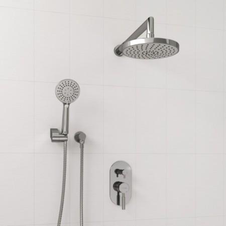 The wasserkraft a14129 shower system, built -in, tropical shower, shower, chromium-1