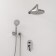 The wasserkraft a14129 shower system, built -in, tropical shower, shower, chromium