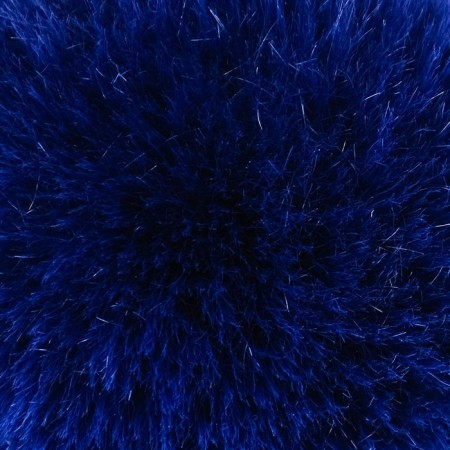 Pompon artificial fur "deep blue" d = 7 cm-1