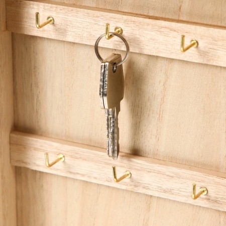 Keywood tree 6 hooks "Cup coffee" 25.5x18.8x6.5 cm-3