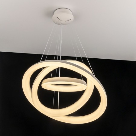 Suspended Citilux “Jupiter Smart” CL730A150S 75x75x40 cm, 3x56.7W, LED, white color-12