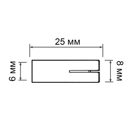Anker bison, clogged, steel, yellow -pashed, M6x25 mm, 4 pcs-1