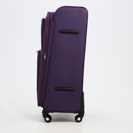 Big suitcase 28 ", a lightning department, code castle, 3 wheels, 2 external pockets, purple color-2
