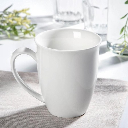 Porcelain mug Wilmax, 380 ml, white color-1