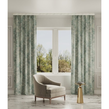 Curtain "Bidasar", size 150x260 cm, mint color