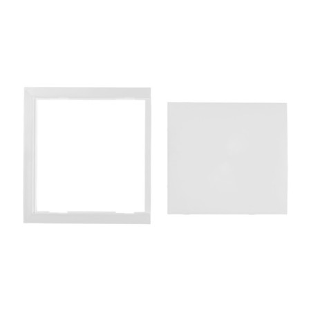 Examinated hatch "Vento" K016, 200 x 200 mm, with a removable door, with a handle, plastic-2