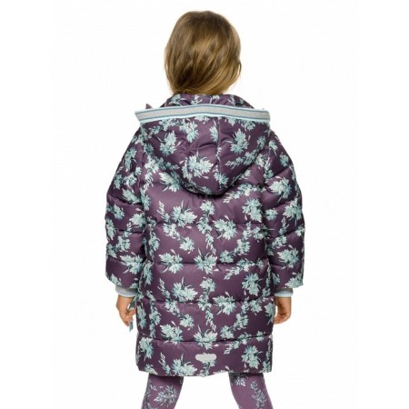 Coat for girls, height 98 cm, purple color-2